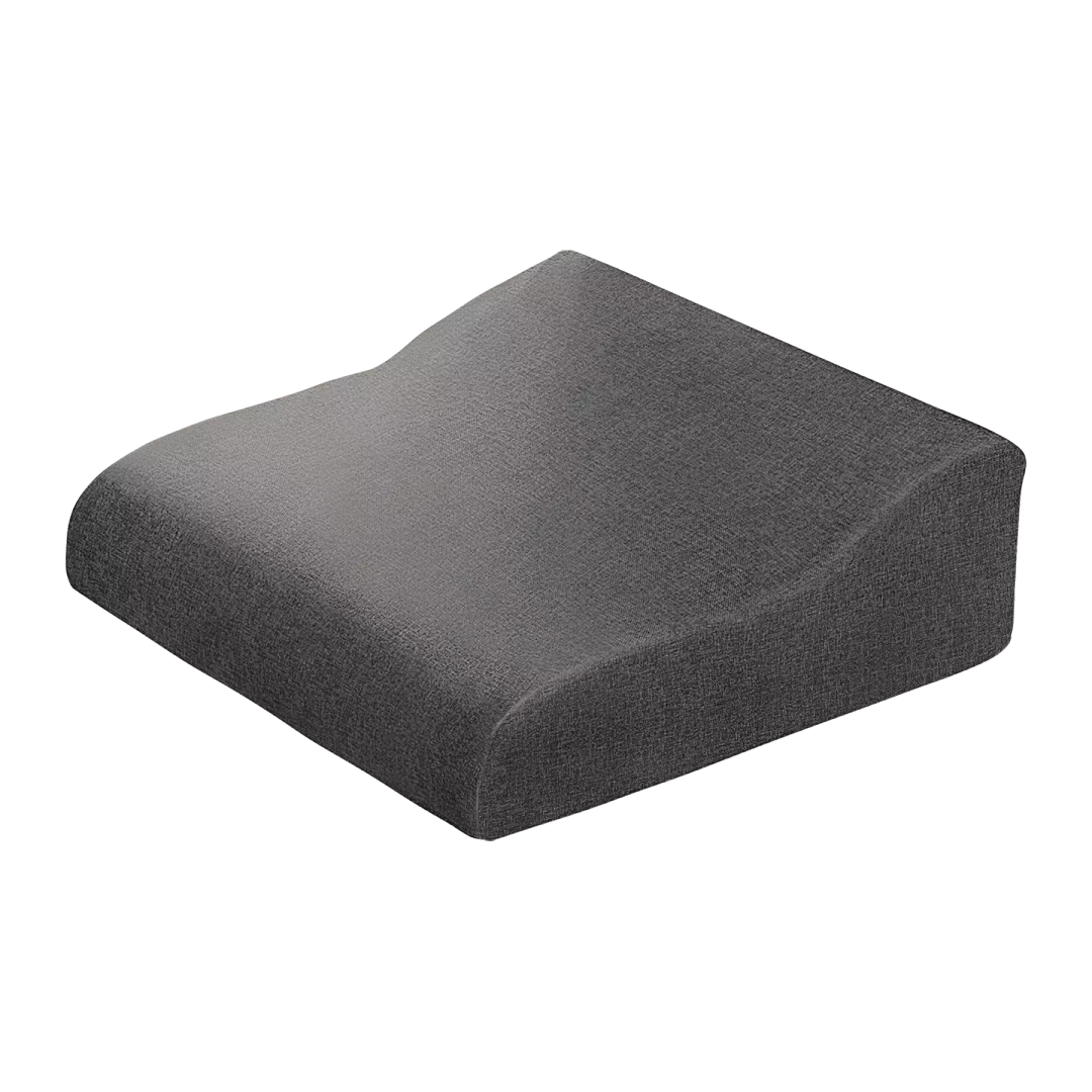 Leg Elevation Pillows, Wedge Pillow for After Surgery Or Rest, Adjustable Memory Foam Leg Support for Back, Knee, Hip, Ankles Pain Relief, Knee Pillow for Sleeping, Blood Circulation (S Shape Double Leg Pillow 24x22x6.8 IN)