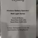 Ouyulong Battery Operated Wall Sconces Set of 2, 8000mAh Wireless Rechargeable 3000-6000K Dimmable 350° Rotate Wall Light with Remote for Living Room, Bedroom 31.6in Black
