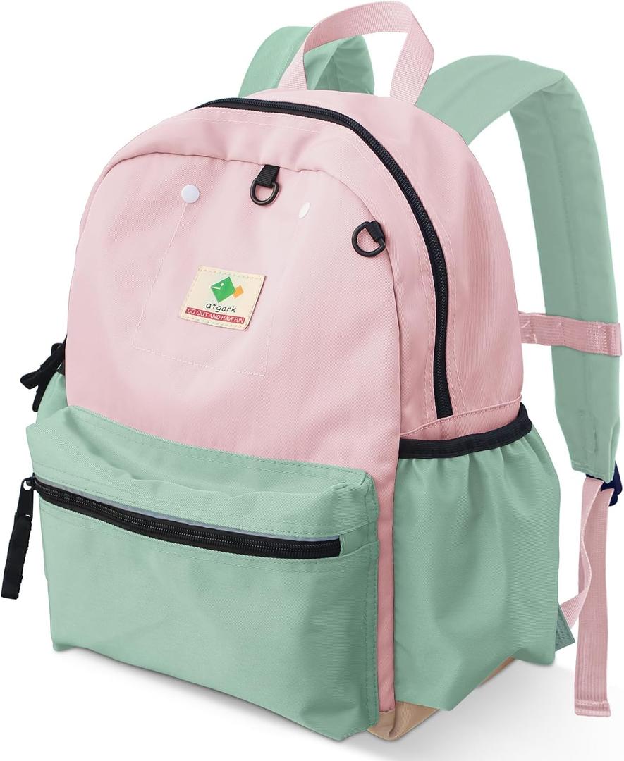 atgark Kids Backpacks For Girls Boys, Backpack Kindergarten Elementary School, Bookbag Backpack For Kids, For School & Travel, Large, K-rose-lemonade- L