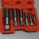 HFS(R) 6-piece NPT pipe tap set Machine Screw Imperial Tap and Die Bit Setsizes includes 1", 3/4", 1/2", 3/8", 1/4", and 1/8"