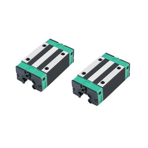LD-Teemm HGH15CA Linear Slider Bearing, 2pcs HGH15CA Square All-Metal high-Temperature Resistant Bearing Slider Block, for HG15 High Assembly CNC Linear Guide Kits.