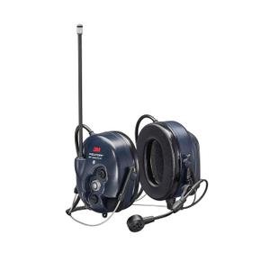 3M PELTOR WS LiteCom PRO III Headset, Neckband, Professional Grade Durability, Wireless Two-Way Communication Radio, Bluetooth, Boom Microphone, Navy Blue, MT73H7B4D10NA
