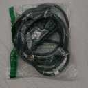 EP 10 Ft Outdoor Extension Cord with 3 Electrical Power Outlets - 16/3 SJTW Green Cable with 3 Prong Grounded Plug for Safety Great for Christmas Lights, Garden and Major Appliances