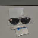 LianSan Retro Polarized Bifocal Sunglasses for Men Women,Metal Frame Top Clear Sun Readers with UV Protection Anti Glare (Gunmetal,2.50x)