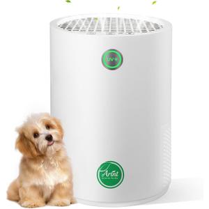 Air Purifiers for Bedroom,H13 True HEPA Air Purifier with 5-Layer Filtration for Pollen/Smoke/Dust/Pet Dander/Odor/Hair,Portable Small Air Purifiers for Home/Office/Living Room(KJ80A White)