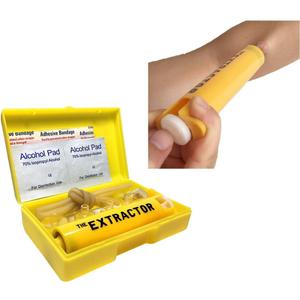 Insect Bug Bee Sting Snake Bite Venom Extractor Suction Kit Tool Pump First Aid Safety Fast Emergency for Hiking Backpacking Camping Yellow Color