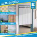 2pcs Spring Tension Rods 33 to 45 inch Adjustable Small Tension Curtain Rod No Drilling Expandable Tension Rod Black Spring Loaded Curtain Rods for Windows, Doorway, Closet