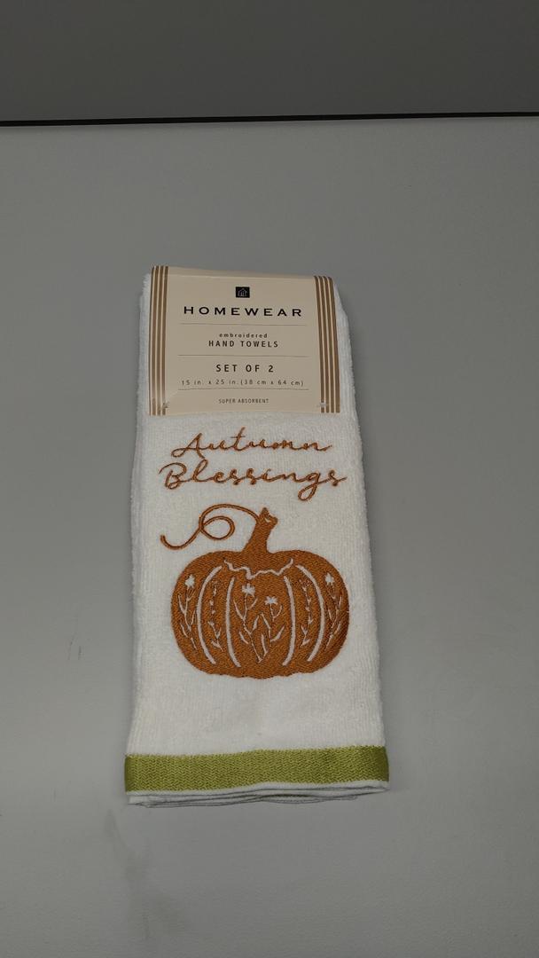 Home Wear Hand Towels Set Of 2 15x25