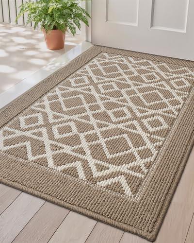 LUMI Entryway Floor Mat 24x36, Deep Mud Removal and Water Absorption, Dustproof and Wear-Resistant, Easy to Clean, Suitable for Home/Office, Taupe LUMI Entryway Floor Mat 24x36, Deep Mud Removal and Water Absorption, Dustproof and Wear-Resistant, Easy to Clean, Suitable for Home/Office, Taupe