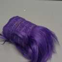 Fur Fabric for Crafts 4" x 60", Faux Fur Fabric Strips Lavender, Shaggy Craft Plush for DIY Santa/Gnome Beard, Handmade Christmas Halloween Cosplay Costume