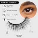 Velour Effortless Lashes, Natural Looking False Eyelashes, Fluffy & Lightweight No Trim Eyelashes, Reusable Fake Lashes For All Eye Shapes, Vegan & Cruelty-Free, Lash Glue not Included (Minimalist)