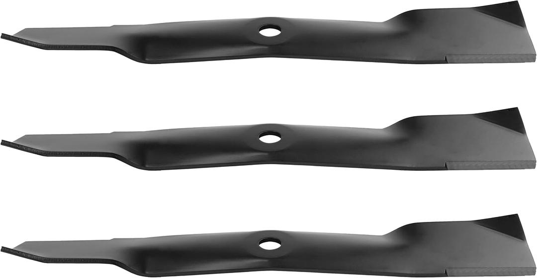 ACEBRI Mower Blades 54 '' for John Deere M143520 54 inch Mower Blades for John Deere z375r 1023E,1025R, LX280, X320 X380 X570 X580 X590 Blades for John Deere Z425, Z435, Z445 blades, (4/5" Cente)3Pack