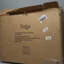 Metal Garden Fence 36" H x 28" W, 5 Panels (4 Panels + 1 Gate), Total 11.6 feet, Metal Border Folding Fence, Landscape Fencing Dog Fence Pet Fence for Flower Bed, Yard, Animal Barrier