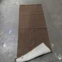 KOZYFLY Runners for Hallways 2x5 ft Washable Kitchen Runner Non Slip Rubber Backed Hall Runners Cotton Entryway Runner Rugs Floor Carpet for Indoor Backdoor Bedroom Kitchen, Reddish Brown/Coffee