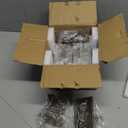 yofit 6 Pcs Christmas Snowflake Stocking Holder, Metal Christmas Stocking Hanger, 3D Sliver Stocking Hooks Non-Slip for Fireplace Mantel Window Christmas Home Xmas Party Decor