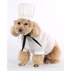 Dog Cook Costume PS20050 M (11" Neck Girth,15.7" Chest)