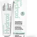 Davids Hydroxi Fluoride Free Nano Hydroxyapatite Toothpaste for Remineralizing, Sensitive Support, Whitening, Antiplaque, SLS Free, Natural Peppermint, 4oz, Made in USA
