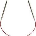 ChiaoGoo Red Lace Circular 16 inch (40cm) Stainless Steel Knitting Needle Size US 7 (4.5mm) 7016-7