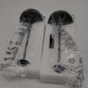 Rechargeable Cordless Table Lamp set of 2, 6000mAh Battery Operated Desk Lamps, Portable LED Touch Lamp Outdoor Camping Lamp 3 Color Stepless Dimming Lamp For Bedroom/Restaurant/Patio (Black)