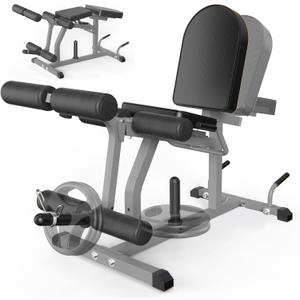 2-in-1 Adjustable Leg Extension and Curl Machine, Easy Transition, Home Gym Leg Machine, Weight Capacity 660LBS