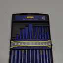 IRWIN Chisel Set, Chisel and Punch, 12-Pack with Various Sizes, Tempered for Durability, Great for Woodworking (IRHT82529)