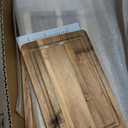 Acacia Wood Cutting Board Set with Juice Groove (3 Pieces), Organic Wooden Cutting Boards for kitchen, Butcher Block Cutting Board for Meat, Vegetable, Wooden Chopping Board 15x10, 12x8, 9x6 inch