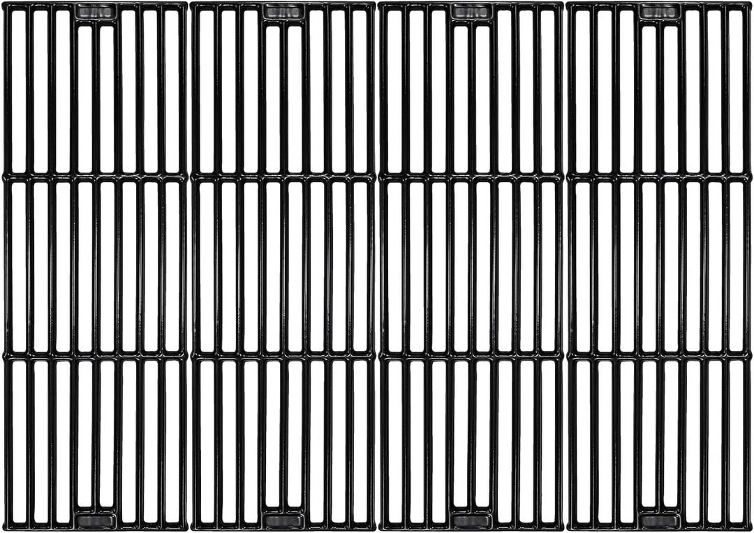 Uniflasy Cooking Grid Grates Replacement for Chargriller 2121, 2123, 2222, 2828, 3001, 3008, 3030, 3725, 4000, 5050, 5252, 5650, King Griller 3008 5252, 19 3/4 x 6 3/4 Inches for Each, 4 Pack