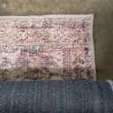 Loloi Amber Lewis Georgie Collection GER-06 Bordeaux/Antique 7'-6" x 9'-6", .19" Pile Height, Area Rug