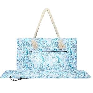 TIASUSAN Empty Mahjong Bag for American Mahjong Set, Mahjong Storage Bag with Tiles Bag and Racks Drawstring Bag