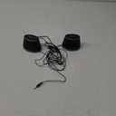 Amazon Basics Stereo 2.0 Speakers for PC or Laptop, 3.5mm Aux input, USB-Powered, 1 Pair, Black
