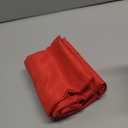 MIULEE Pack of 2 Decorative Outdoor Solid Waterproof Throw Pillow Covers Faux Linen Garden Farmhouse Cushion Cases for Summer Patio Tent Balcony Couch Sofa 18x18 Inch Red