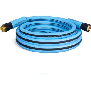 Garden Hose 5/8" x15FT, Heavy Duty 450B.P Water Hose Lawn & Garden Watering Equipment 3/4" Solid Brass Fittings