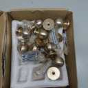 khtumeware 30 Pack Champagne Bronze Cabinet Knobs 1 Inch Single Hole Cabinet Handles Dresser Knobs Drawer Knobs and Pulls for Bathroom Cabinets.