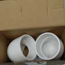 2PCS 2" 90 Degree Elbow PVC Pipe Fitting Adapter Coupling Connector Schedule 40 Slip (Socket x Socket) White Color