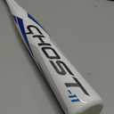 Easton | Ghost Youth Fastpitch Softball Bat | Approved for All Fields | -11 Drop | 1 Pc. Aluminum (29 Inch, White / Blue)
