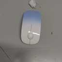 RAPIQUE Bluetooth Wireless Mouse - (BT5.1+USB) Dual Connectivity, Quiet Click, Low Power, and 1600 DPI, Portable Cordless Mouse for Laptop, MacBook Pro/Air, iPad (Gradient Sky Blue)