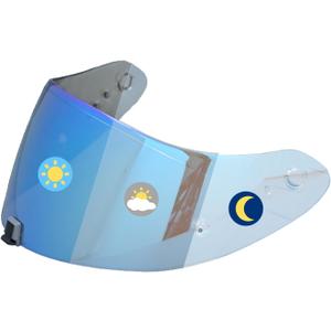 Photochromic Visor Compatible With R1 Air,T520,ST1400 Replacement Transition Motorcycle Helmet Face Shield Visor (R1 Air,T520,ST1400 Clear Blue To Ice Blue) Photochromic Visor Compatible With R1 Air,T520,ST1400 Replacement Transition Motorcycle Helmet Face Shield Visor (R1 Air,T520,ST1400 Clear Blue To Ice Blue)