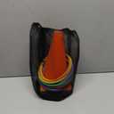 Eocolz 3 in 1 Carnival Games Set, Soft Plastic Cones Bean Bags Ring Toss Games for Kids Birthday Party Outdoor Games Supplies Combo Set