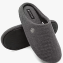 CIOR Unisex Men's Women's Memory Foam Slippers Comfort Cotton-blend Closed Toe House Shoes Indoor Scuff Size  10-11