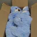 MaoGoLan Bulk Teddy Bear Baby Shower, 10 Packs Small Light Blue Teddy Bear Stuffed Animals in Bulk,13.5" Small Stuffed Bears Plush for Wedding,Birthday,Christmas, Party Decorations
