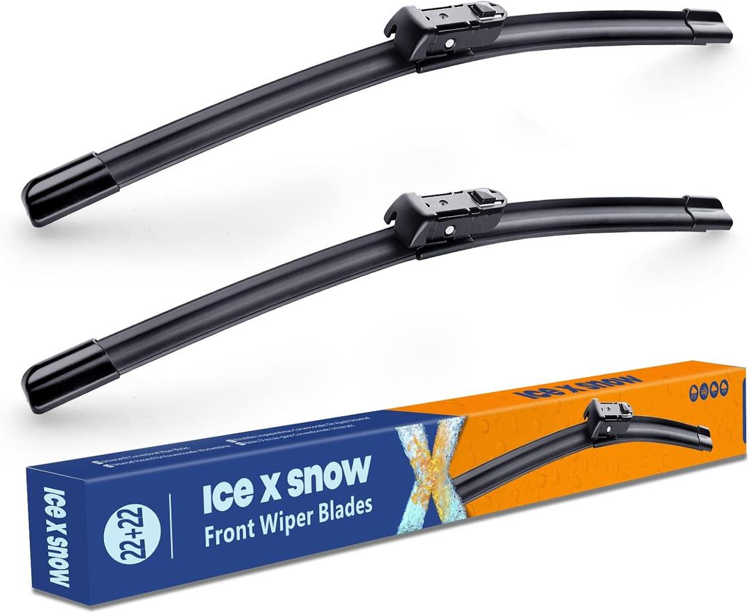 22"+22" Wiper Blades Replacement for Chevy Silverado/GMC Sierra 2014 2015 2016 2017 2018 (Set of 2) Quiet and Durable Stable All-Season Windshield Wiper Blades