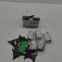 VOLISUN Solar Fence Lights 16 Pack, Warm White, Cool White and RGB Color Glow LED Lamp, IP65 Waterproof Fence Solar Lights Outdoor for Patio, Backyard, Railing, Deck and WallBlack