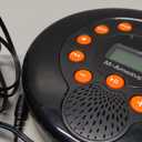 CD Player Portable, Rechargeable Portable CD Players for Home, Built-in Speakers and Headphones Supports CD/U Disk/AUX/A-B Repeat/LCD Display/10 Speeds/Anti Skip, for Home/Car CDP-3030