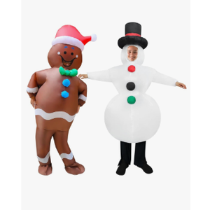 Brand: EEkiiqi
EEkiiqi 2 Packs Funny Christmas Inflatable Costume Cosplay Air Blow-up Suit Outfit for Adult/Halloween/Carnival/Parties