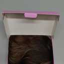 Chestnut Highlight Short Wavy Wig for Women Lace Hairline Bob Style Synthetic Heat Resistant - Natural Appearance for Everyday Hairstyle 14 Inch