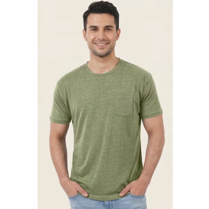 Men's T-Shirts with Pocket Casual Basic Short Sleeve Crew Neck Round-Neck Tee Shirts Tops Blouses for Daily Wear Gym Workout Loungewear Streetwear Vacation Outfit, Medium