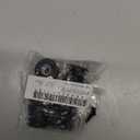 6-Pack Inserts for Round Tubes with M8 Thread, 1" (25mm) OD Plastic Tube Insert for Chair/Table/Caster, Tubing End Cap Floor Protectors Metal Furniture Legs Glide Plug