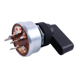 Switch Includes Handle Compatible with Miller Welder Starter Ignition Switch - 4 Terminal 4 Position 176606 207110 207073