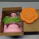 VNLINA DIY Fabric Flower Bouquets Toys  Crafts for Girls, Arts and Crafts for Kids Ages 4-8 8-12, Perfect Holiday Party Activity Toy, Birthday Gifts for Girl (Pink)