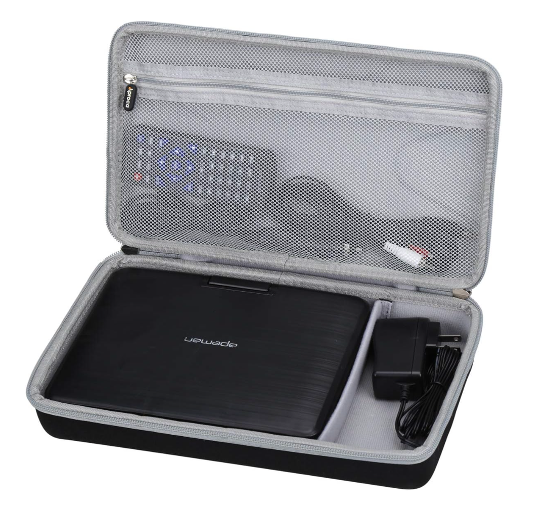 Aproca Case Compatible with POFOTO 9.5" / YOTON 9.5" / WONNIE 9.5" / PJGCWB 9.5" Portable DVD Player, Hard Storage Bag for Accessories (Case Only)